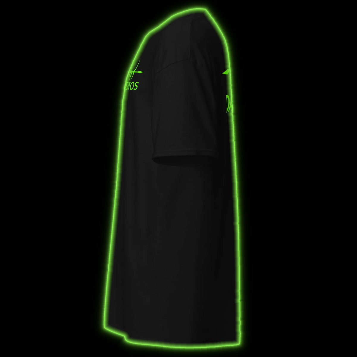DAEMOS logo- Slime Green